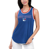 NHL New York Rangers G-III 4Her by Carl Banks Women's Strategy Tank Top - Blue