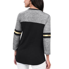 NHL Vegas Golden Knights G-III 4Her by Carl Banks Women's Play The Game 3/4-Sleeve T-Shirt - Black
