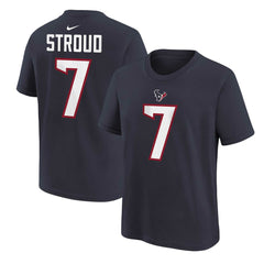 C.J. Stroud Houston Texans Preschool Player Name & Number T-Shirt Navy
