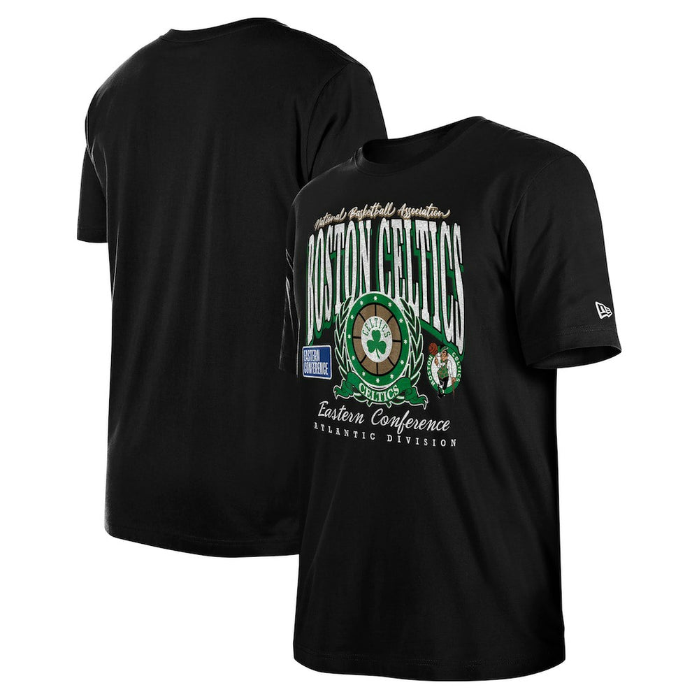 Boston Celtics Unisex Oversized Essentials Boxy T-Shirt Black