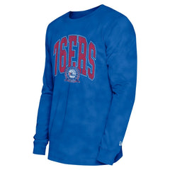 Philadelphia 76ers Unisex Oversized Essentials Enzyme Wash Long Sleeve T-Shirt Royal