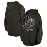 San Antonio Spurs Unisex Oversized Essentials Pigment Wash Fleece Pullover Hoodie Charcoal