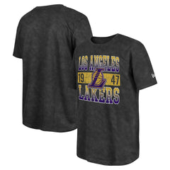 Los Angeles Lakers Enzyme Washed Oversized T-Shirt Black
