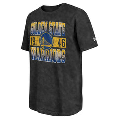 Golden State Warriors Enzyme Washed Oversized T-Shirt Black