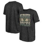 Milwaukee Bucks Enzyme Washed Oversized T-Shirt Black