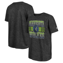 Minnesota Timberwolves Enzyme Washed Oversized T-Shirt Black