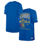 Golden State Warriors Enzyme Wash Oversized T-Shirt Royal