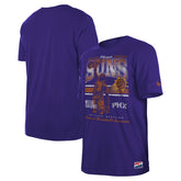 Phoenix Suns Enzyme Wash Oversized T-Shirt Purple