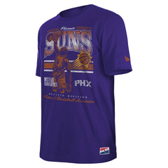 Phoenix Suns Enzyme Wash Oversized T-Shirt Purple