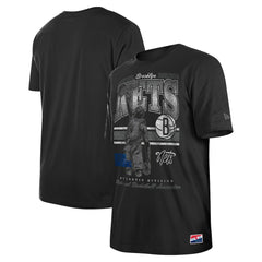 Brooklyn Nets Enzyme Wash Oversized T-Shirt Black