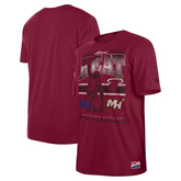 Miami Heat Enzyme Wash Oversized T-Shirt Red