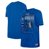 Dallas Mavericks Enzyme Wash Oversized T-Shirt Blue