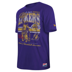 Los Angeles Lakers Enzyme Wash Oversized T-Shirt Purple