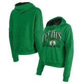 Boston Celtics Women's Boxy Pullover Hoodie Kelly Green