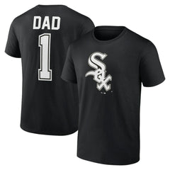 Chicago White Sox Father's Day #1 Dad T-Shirt - Black T-shirts