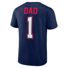 Cleveland Guardians Father's Day #1 Dad T-Shirt - Navy T-shirts