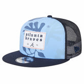 Atlanta Braves New Era Bikini Bottom Trucker 9FIFTY Snapback Hat - Navy Hats