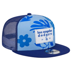 Los Angeles Dodgers New Era Bikini Bottom Trucker 9FIFTY Snapback Hat - Royal Hats