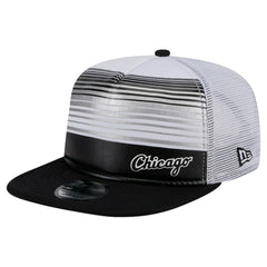 Chicago White Sox New Era Team Horizon 9FIFTY A-Frame Trucker Snapback Hat - Black Hats