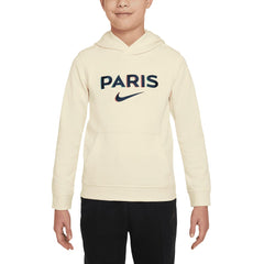 Paris Saint-Germain Youth Club Pullover Hoodie Cream