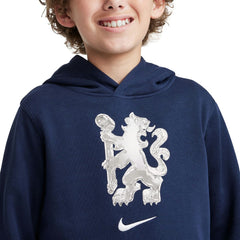 Chelsea Youth Club Pullover Hoodie Navy