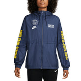 Paris Saint-Germain Women's Essential Woven Full-Zip Jacket Navy