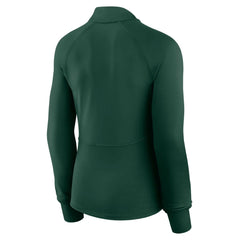 Green Bay Packers Women's Elements Raglan Quarter-Zip Jacket Green