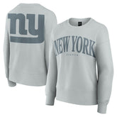 New York Giants Women's Elements Pullover Sweatshirt Gray
