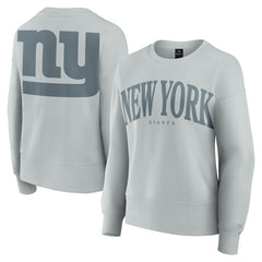 New York Giants Women's Elements Pullover Sweatshirt Gray