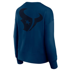 Houston Texans Women's Elements Pullover Sweatshirt Navy