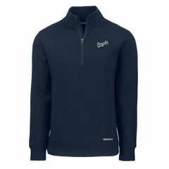 Kansas City Royals Cutter & Buck Cooperstown Collection Roam Eco Recycled Quarter-Zip Pullover - Navy Pullover