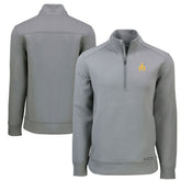Seattle Mariners Cutter & Buck Cooperstown Collection Roam Eco Recycled Quarter-Zip Pullover - Gray Pullover
