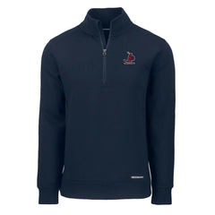 St. Louis Cardinals Cutter & Buck Cooperstown Collection Roam Eco Recycled Quarter-Zip Pullover - Navy Pullover