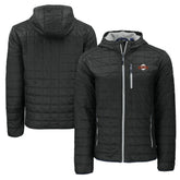 San Francisco Giants Cutter & Buck Cooperstown Collection Rainier Primaloft Eco Full-Zip Hooded Jacket - Black Jackets