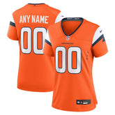 NFL Denver Broncos Women's Mile High Collection Custom Game Jersey - Orange
