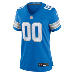 NFL Detroit Lions Women's Custom Game Jersey - Blue