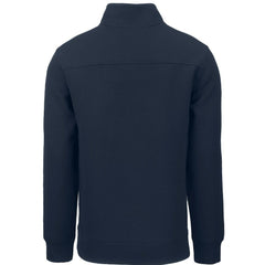 Cleveland Guardians Cutter & Buck Roam Eco Recycled Quarter-Zip Pullover - Navy Pullover