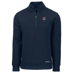 Chicago Cubs Cutter & Buck Roam Eco Recycled Quarter-Zip Pullover - Navy Pullover