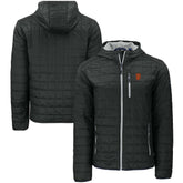 San Francisco Giants Cutter & Buck Rainier Primaloft Eco Full-Zip Hooded Jacket - Black Jackets