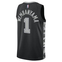 NBA Victor Wembanyama San Antonio Spurs Jordan Brand Unisex Swingman Jersey - Statement Edition - Black sale
