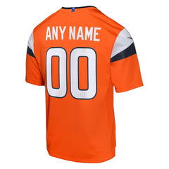 NFL Denver Broncos Youth Mile High Collection Custom Game Jersey - Orange