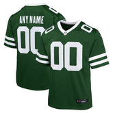 NFL New York Jets Youth Custom Game Jersey - Legacy Green