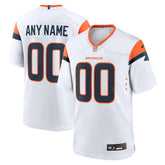 NFL Denver Broncos Mile High Collection Custom Game Jersey - White