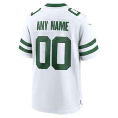 New York Jets Custom Game Jersey Legacy White
