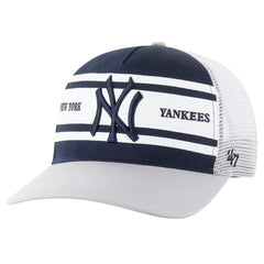 New York Yankees '47 Gridiron Super Stripe Relaxed Trucker Hitch Adjustable Hat - Navy Hats