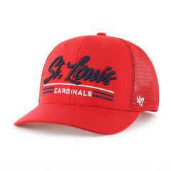 St. Louis Cardinals '47 Garner Trucker Adjustable Hat - Red Hats