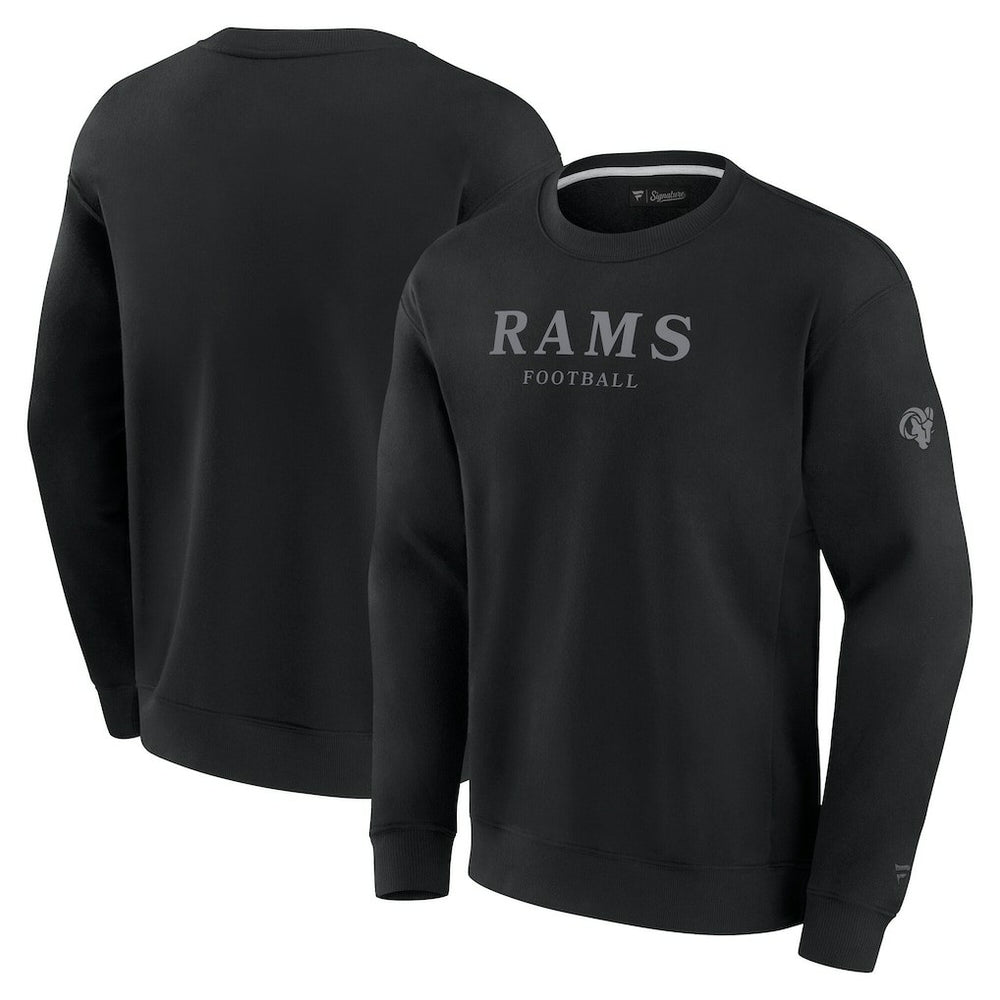 Los Angeles Rams Unisex Elements Unlimited Fleece Pullover Sweatshirt Black