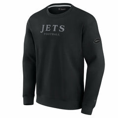 New York Jets Unisex Elements Unlimited Fleece Pullover Sweatshirt Black