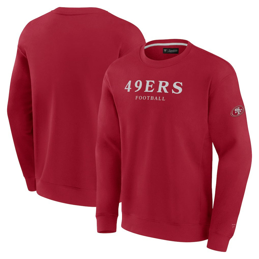 San Francisco 49ers Unisex Elements Unlimited Fleece Pullover Sweatshirt Scarlet