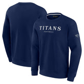 Tennessee Titans Unisex Elements Unlimited Fleece Pullover Sweatshirt Navy